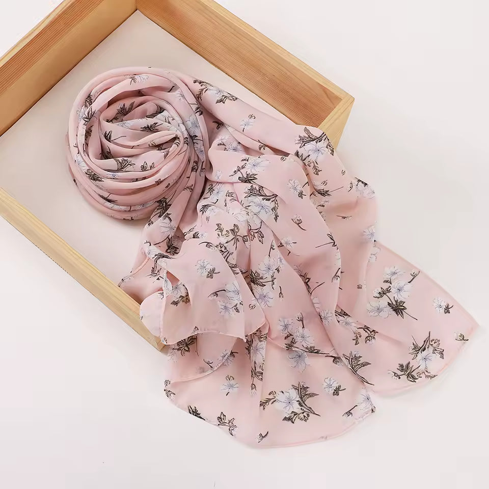 Print Chiffon Hijab