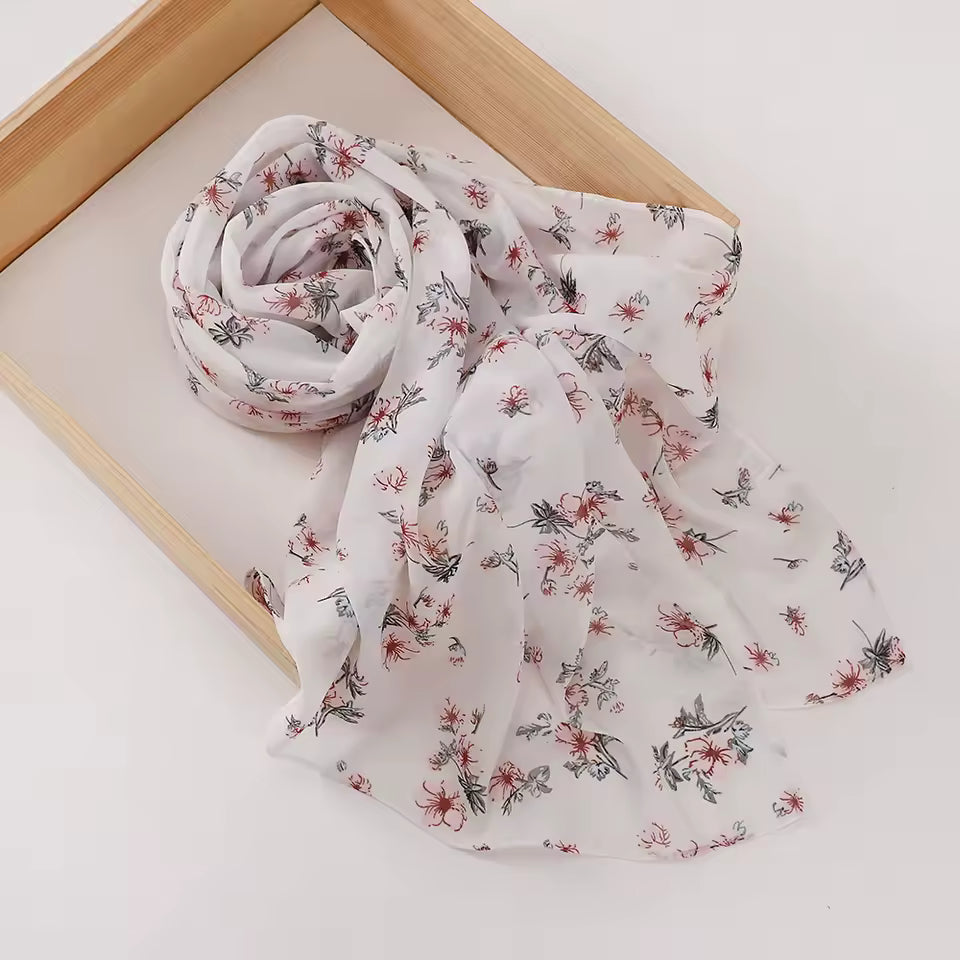 Print Chiffon Hijab