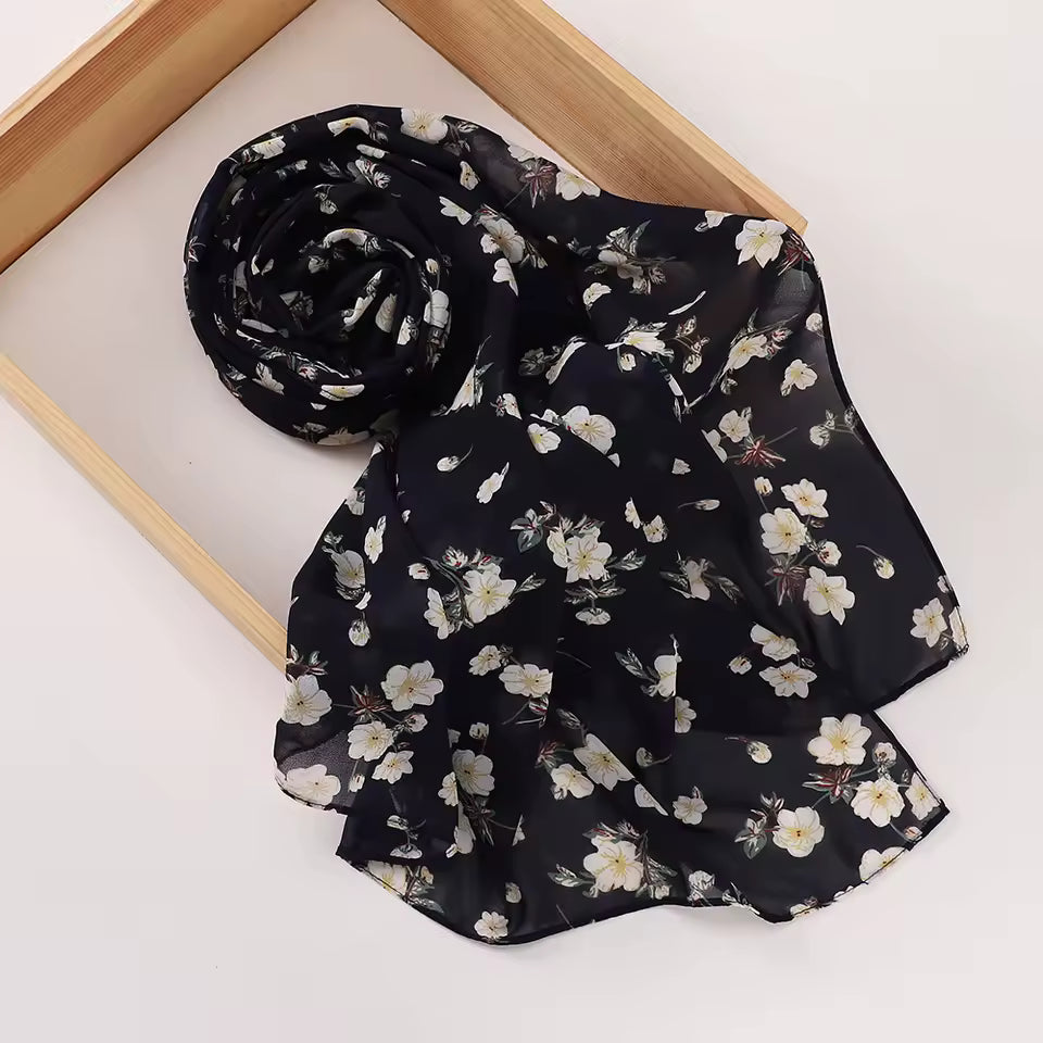 Print Chiffon Hijab
