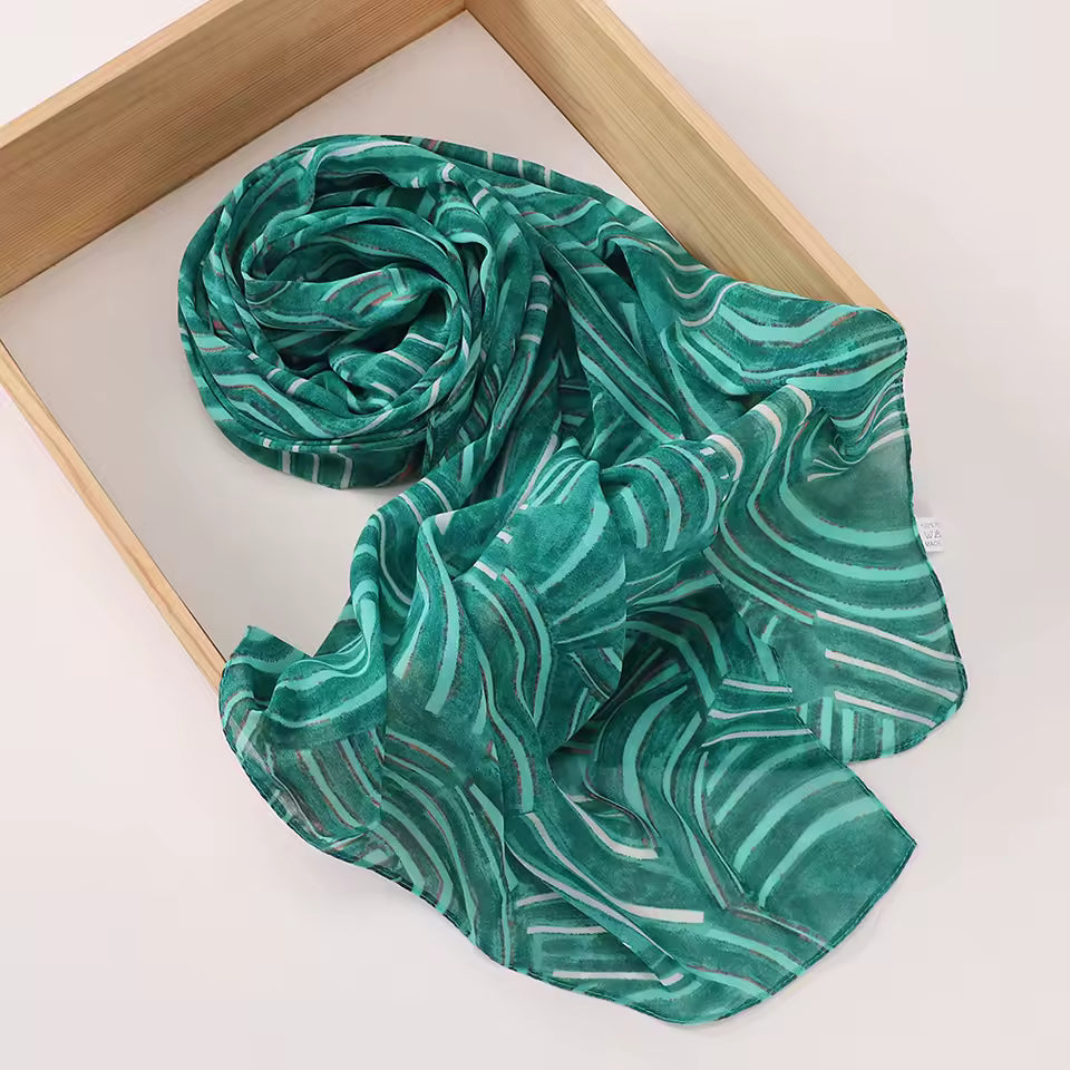 Print Chiffon Hijab
